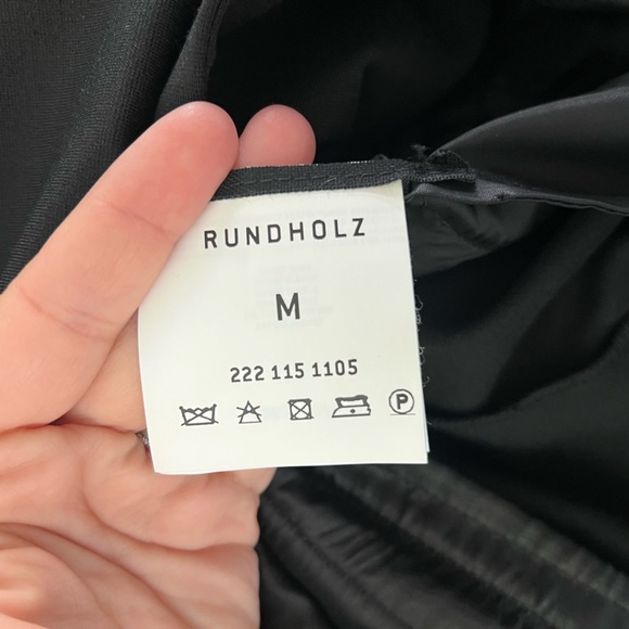 Rundholz Asymmetrical Architectural Button Front Wool Blend Avant Garde Jacket - Picture 10 of 15